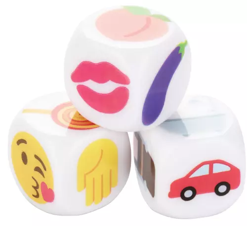 Freche Würfel EMOJI GASM x3 – 4/5
