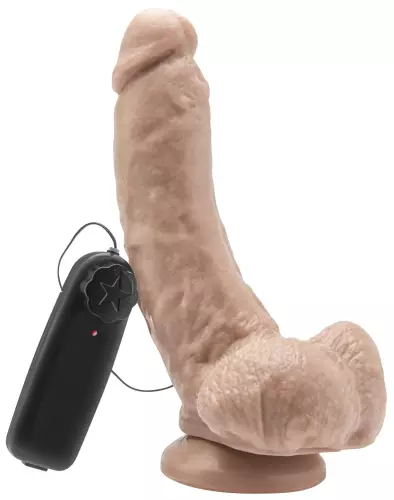 Get Real 17 x 5 cm Vibrating Dildo – 1/2