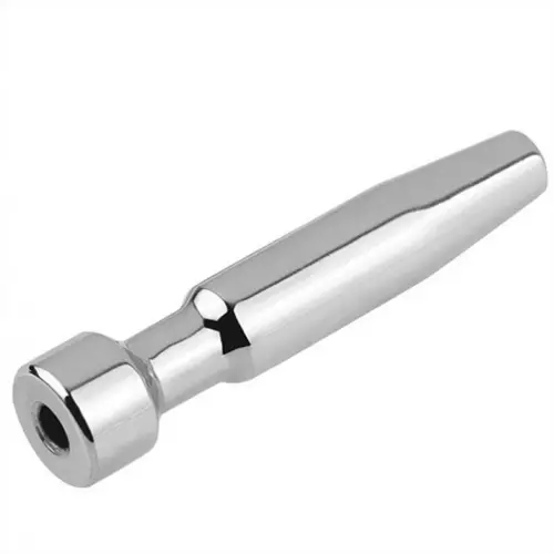 Durchbohrter Harnröhrenplug DERMAL 4cm Durchmesser 8mm – 1/5