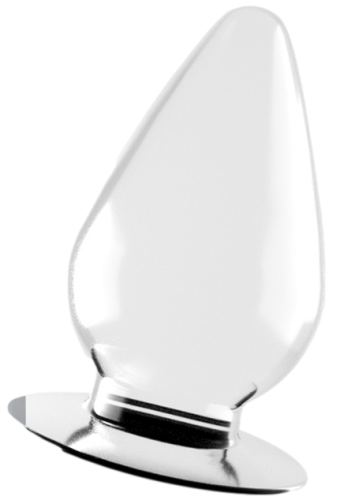 Transparenter Plug Flawless 10 x 5,5 cm