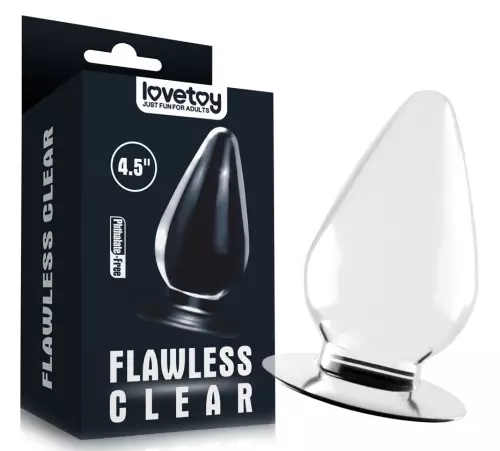 Transparenter Plug Flawless 10 x 5,5 cm – 2/6