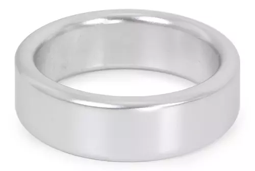 Penisring aus Aluminium Circle 15mm Silber – 2/3