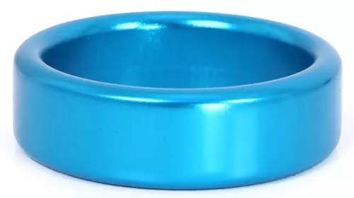 Penisring aus Aluminium Circle 15mm Blau – 4/4