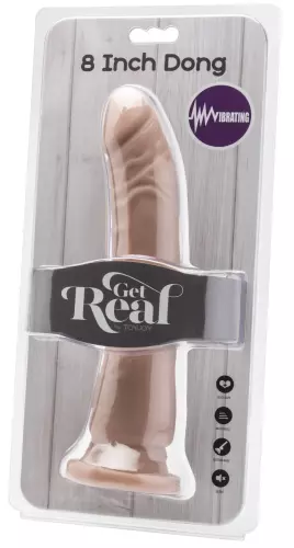 Vibrating Dildo Get Real 20 x 4 cm – 2/2