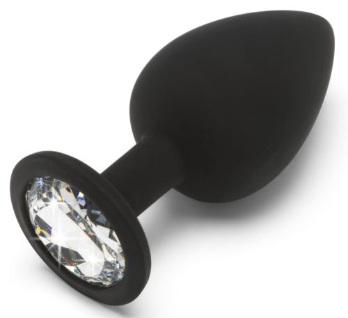 Jewelled Plug Diamond Booty L 9 x 4 cm