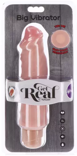 Vibrating Dildo Get Real 17 x 5 cm – 2/4
