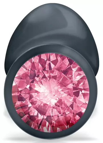 Plug Bijou Geisha Diamond 7 x 3.2 cm Rubin – 3/4