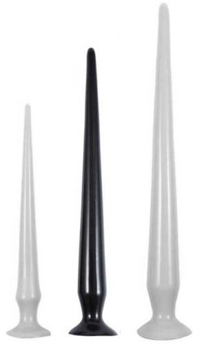 Long Dildo TAIL FLEX M 40 x 4.5 cm Black