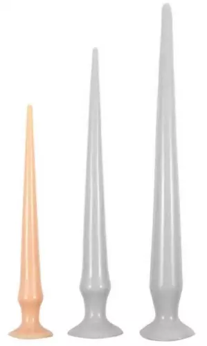 Dildo Tail Flex S 30 x 3.5 cm Fleischfarben – 1/3