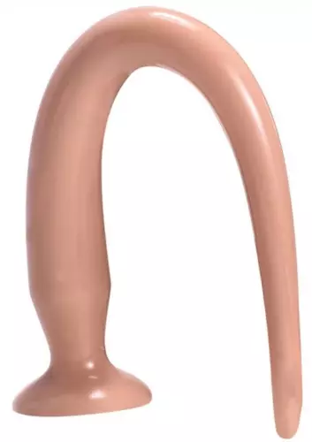 Langer Dildo Tail Flex M 40 x 4.5 cm Fleischfarben – 3/3