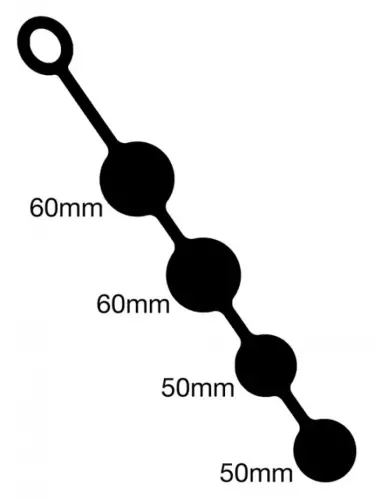 Analkugeln Silikon Xl Duo 35 x 6 cm – 4/6