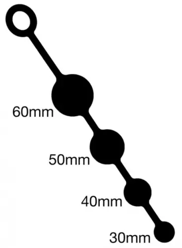 Analkugeln Silikon Quat 35 x 6 cm – 3/6