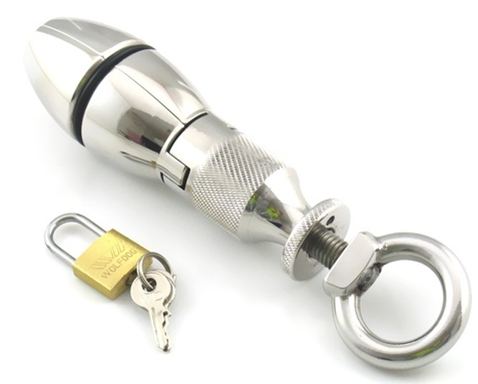 Ass Lock Chastity Anal Plug 11 x 6 cm