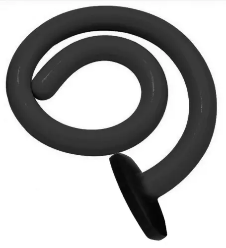 Dildo Deep Limber Schwarz XL 70 x 2,8 cm – 2/6