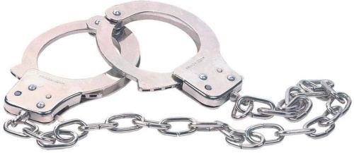 Metal Handcuffs with Chain 50cm