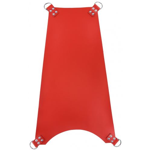 4-Point Leather Sling Fitted Red