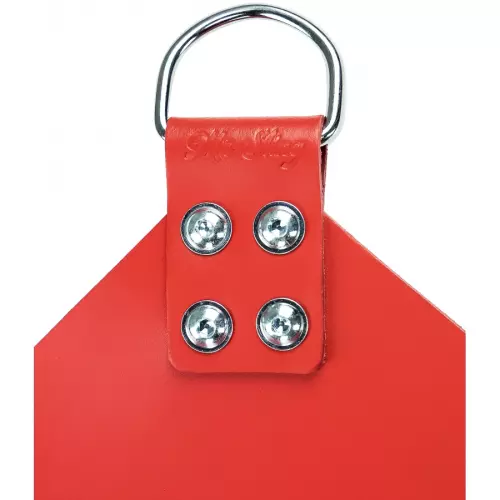 Leder-Sling 4-Punkt verstellbar Rot – 2/4
