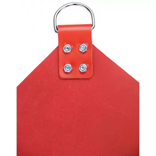 Leder-Sling 4-Punkt verstellbar Rot – 4/4