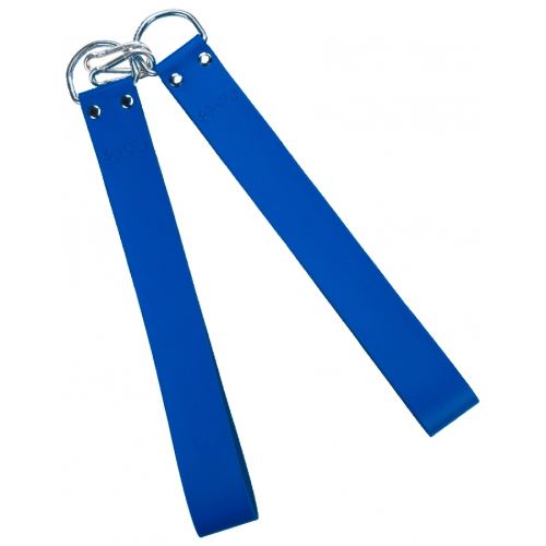 Leather Foot Supports for Sling Blue