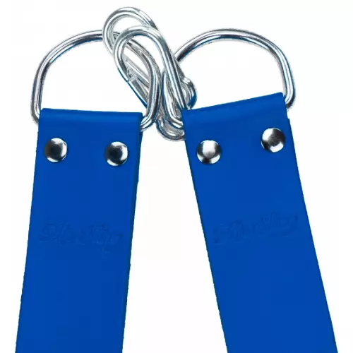 Fuß-Halterungen aus Leder für Sling Blau – 3/4