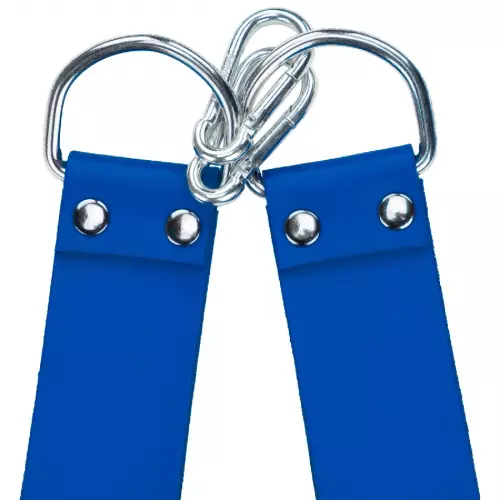 Fuß-Halterungen aus Leder für Sling Blau – 4/4