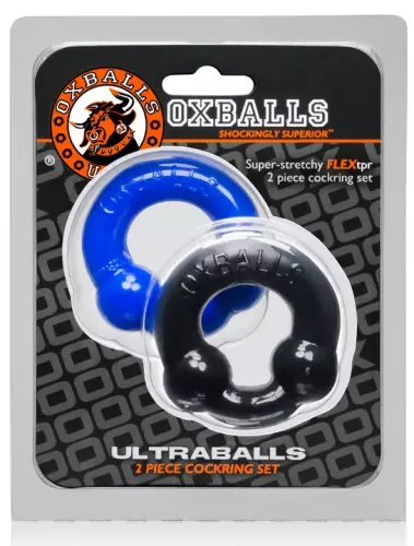 Cockrings-Set Ultraballs Oxballs Schwarz-Blau – 2/9