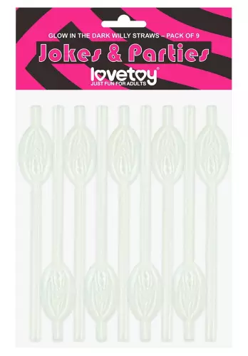 Fosforescerende rietjes Vulva x9 – 2/6