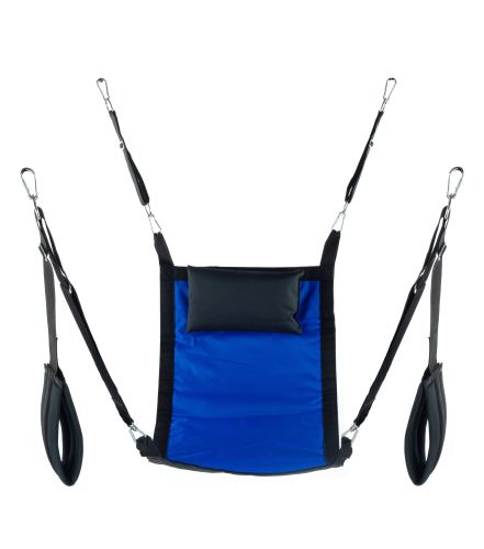 Rectangle fabric sling - Complete set Blue
