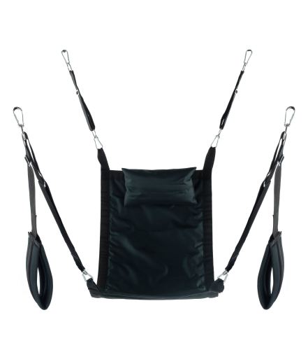Rectangle fabric sling - Complete set Black