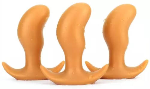 Analplugg Pods S 9 x 3,5cm Orange – 5/6