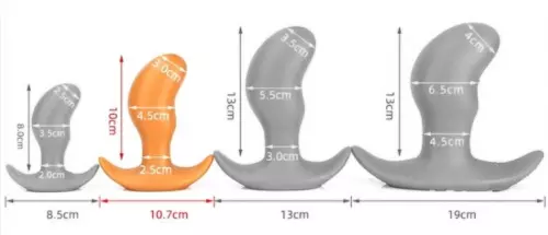 Analplugg Pods M 12 x 4,5cm Orange – 6/6