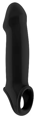 SONO 17 - Penis-Manschette glatt schwarz 20 x 5,5cm – 1/5