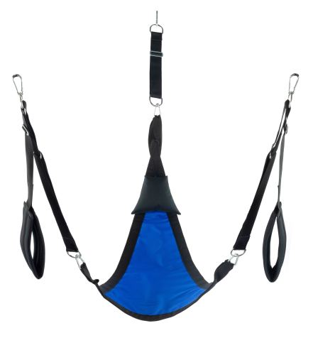 Triangle fabric sling - Complete set Blue