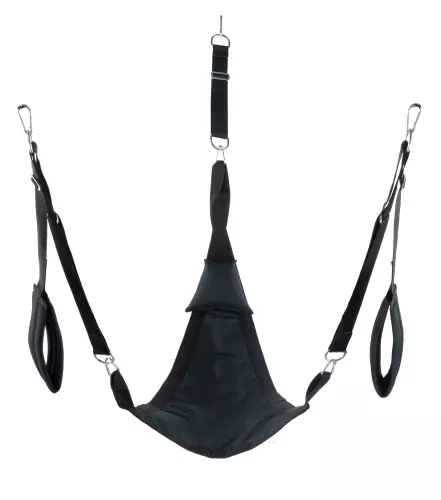 Sling aus Stoff Dreieck - Komplettset Schwarz – 1/3