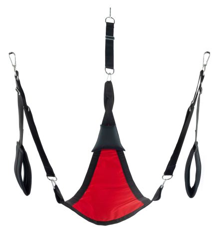Triangle fabric sling - Complete set Red