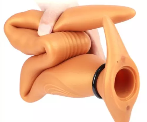 Aufblasbarer langer Butt Plug EEL M 37 x 4,5cm – 4/5