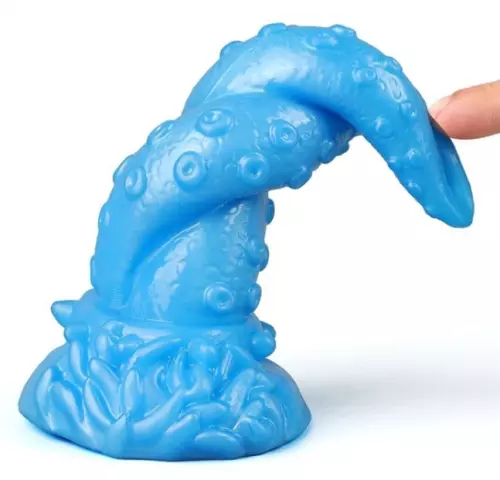 Dildo Octopus 15 x 5.5cm Blau – 2/4