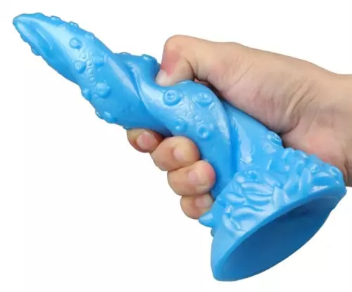 Dildo Octopus 15 x 5.5cm Blau – 4/4