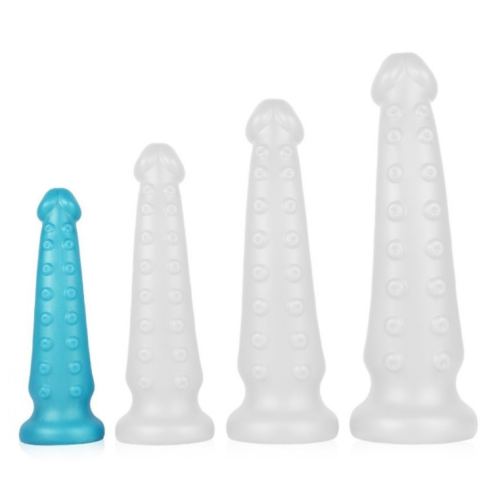 Tentakel Dildo S 19 x 4.5cm Blue