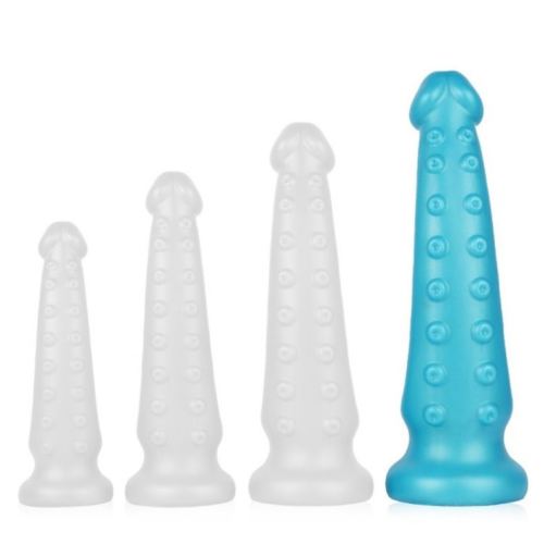 Tentakel Dildo XL 30 x 7.5cm Blue