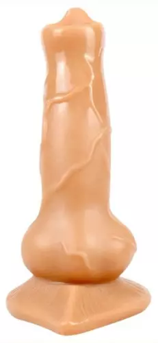 Dog Cock Dildo 12 x 4cm Flesh – 2/3