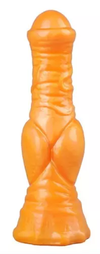 Wolf Dildo 17 x 5.7cm Yellow – 2/3