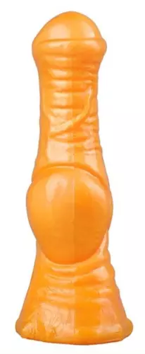 Wolf Dildo 17 x 5.7cm Yellow – 3/3