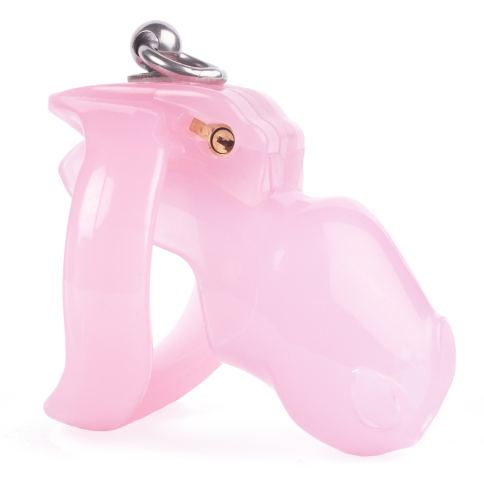 No Touch Chastity Cage 8.5 x 3cm Pink