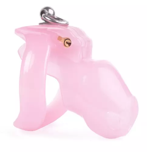 Keuschheitskäfig No Touch 8.5 x 3cm Rosa – 1/2