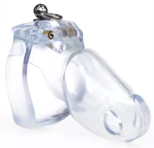Keuschheitskäfig Dick Off 10 x 3cm Transparent – 1/4