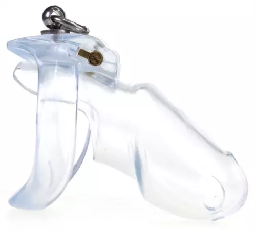 Keuschheitskäfig Dick Off 10 x 3cm Transparent – 2/4