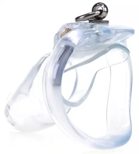 Keuschheitskäfig Dick Off 10 x 3cm Transparent – 4/4