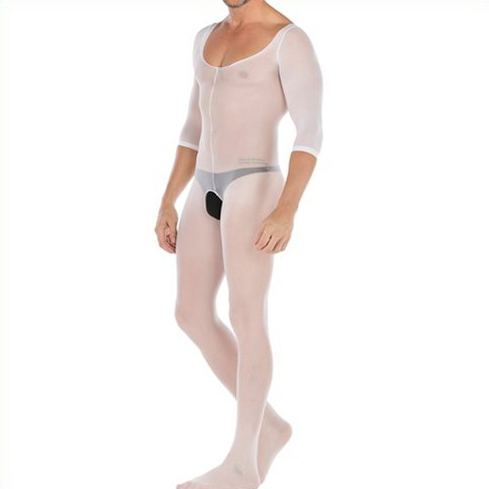 MOSKOW Open Bodysuit White