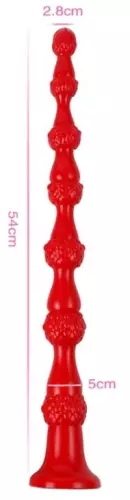 Langer Dildo Beads Reptil 50 x 5cm – 3/3
